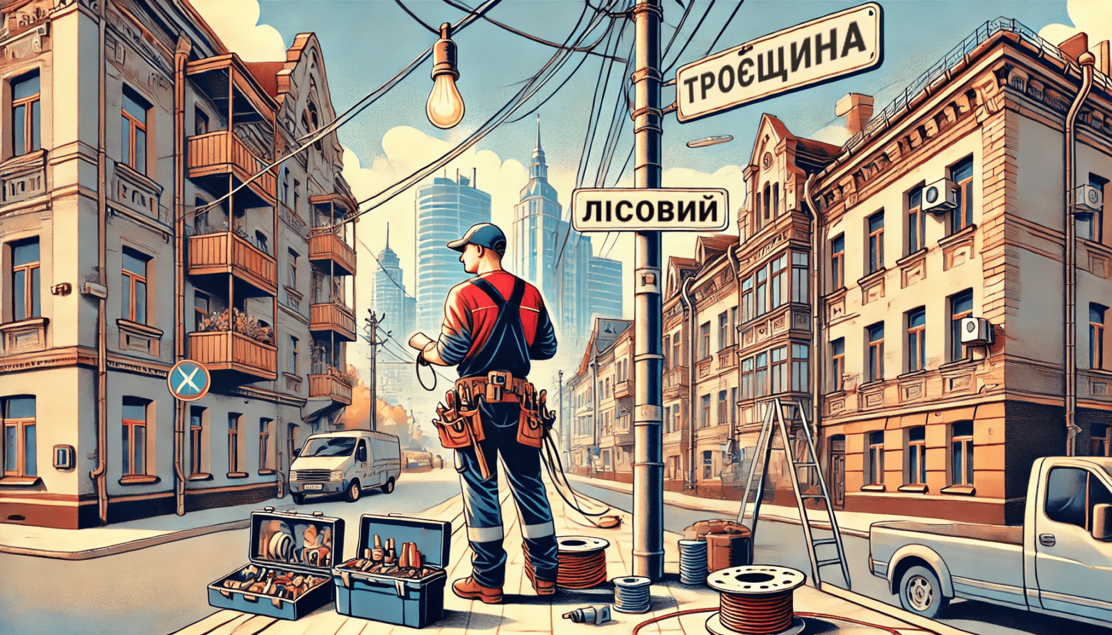 Услуги электрика в районах Киева