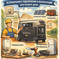 Подключение EcoFlow DELTA Pro