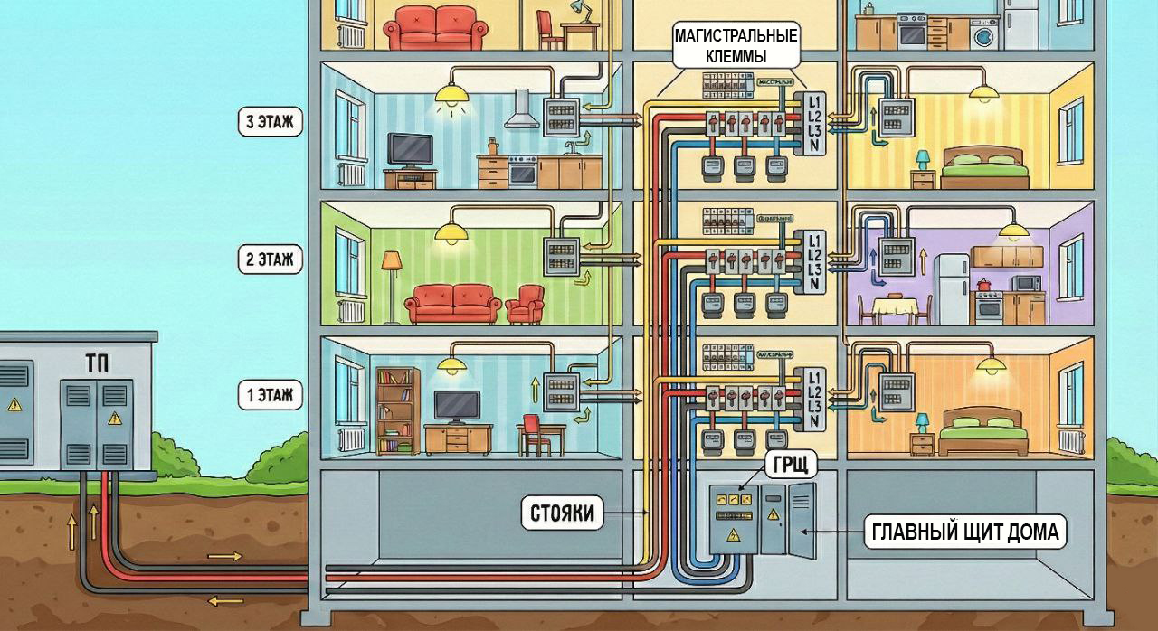 обновление силовых магистралей