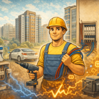 Электрик в Святошинском районе Киева